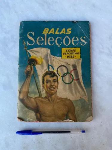 Antigo álbum Balas Seleções Séries Esportivas 1952 (completo)