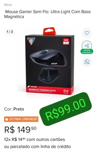 Mouse sem fio