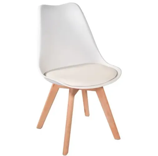 Cadeira Leda Eames Branca 
