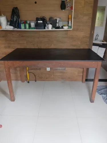 MESA / BANCADA DE MADEIRA DE LEI !
