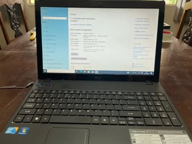 Notebook Acer i5 640M c/defeito