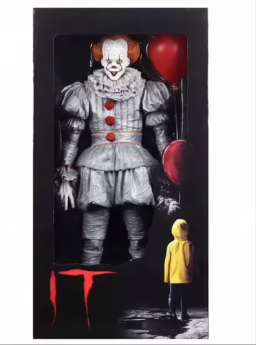 Boneco articulado Pennywise IT Neca figura de ação 50 cm Derry