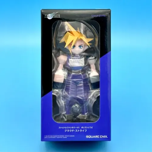 Final Fantasy VII Polygon Figure Cloud Strife 15cm original licenciado
