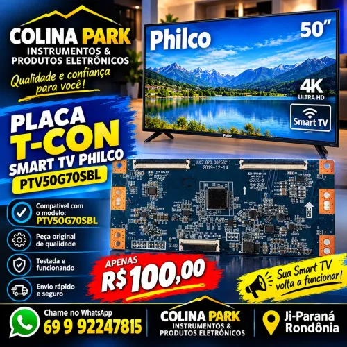 Placa T-con Smarttv Philco PTV50G70SBL