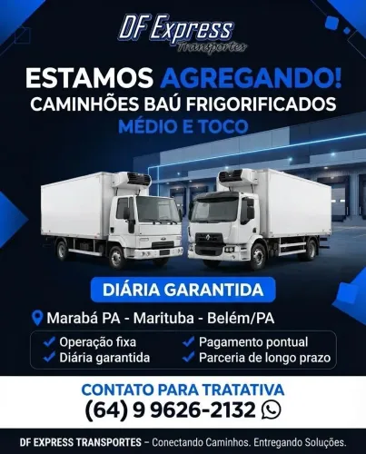 AGREGA-SE CAMINHÕES FRIGORIFICADOS 