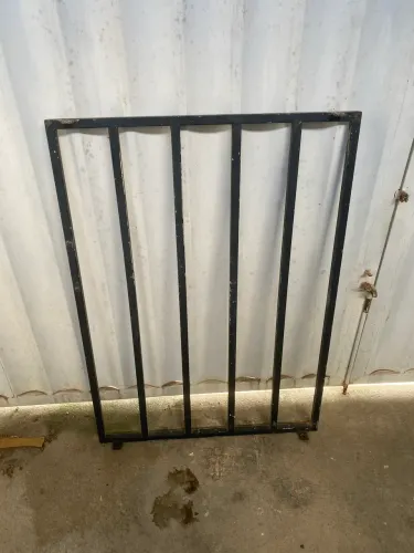 Conjunto de grades porta e janela
