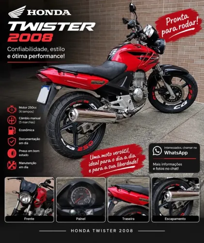 Honda CBX 250 Twister 2008