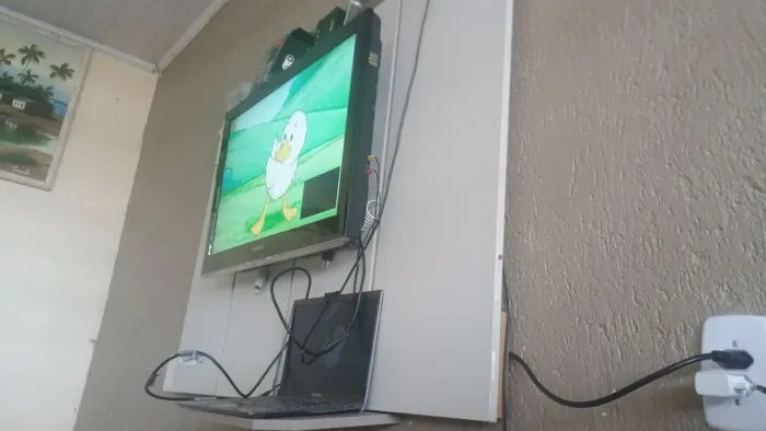 TV + Painel parede+ Notebook. 