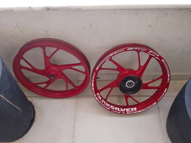Rodas 18 para Titan ou fan 160 150 freio a disco !