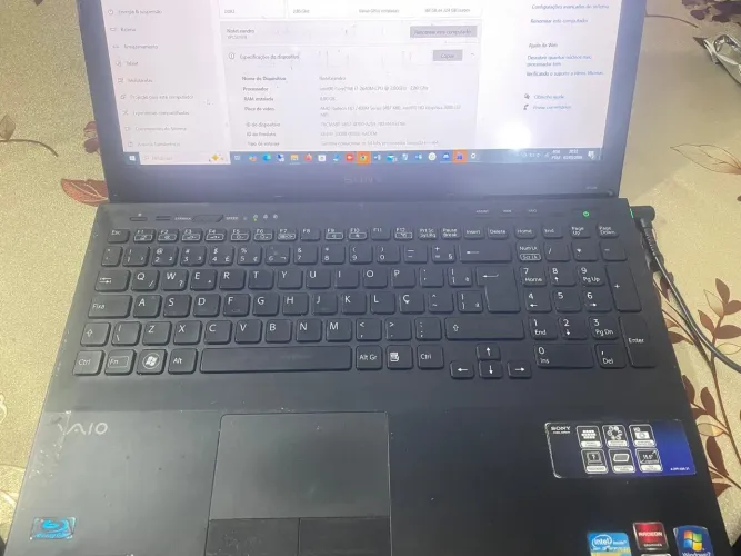 Notebook Sony Vaio