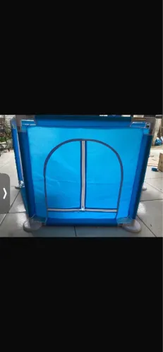 CERCADINHO INFANTIL AZUL E CINZA!