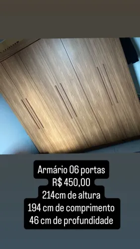 Armário 06 portas