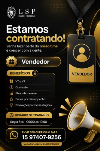 Primeiro Emprego? Temos Oportunidade!