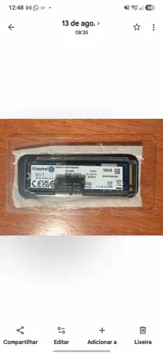 SSD Kingston 500gb com Adaptador para MacBook
