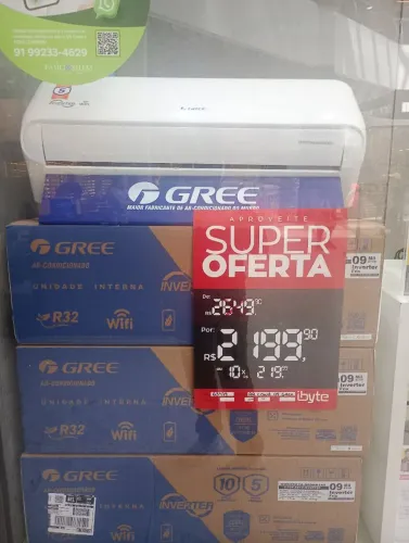 Ar-condicionado 9000Btus Inverte GTOP GREE