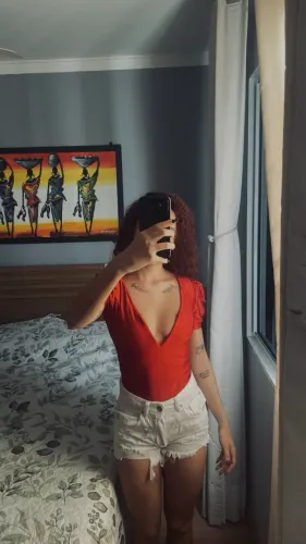 Body vermelho tamanho P