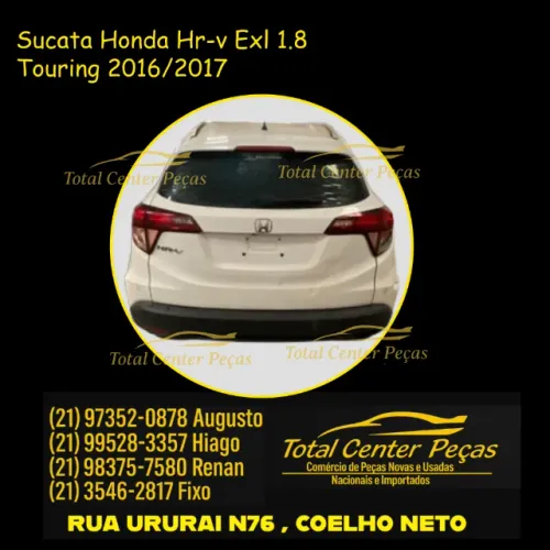 Sucata Honda Hr-v Exl 1.8 Touring 2016