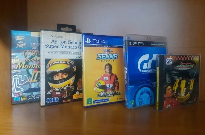 Coleção Ayrton Senna - Ps1/ PS3 / PS4 /Tectoy / Sega