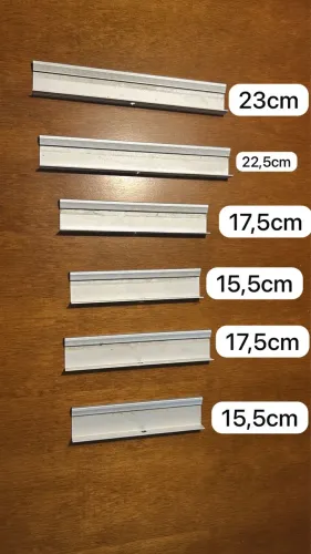 Puxadores Perfil de Alumínio para Móveis Planejados + 33 Ponteiras
