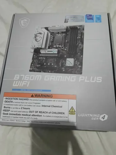 Placa Mãe Msi b760m Gaming plus wifi 6 ddr5 - Nova