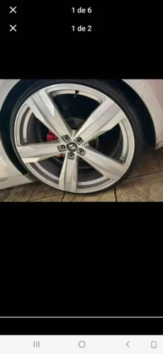 Vendo rodas 22 do camaro zl1 seminovas com 4 pneus zerom