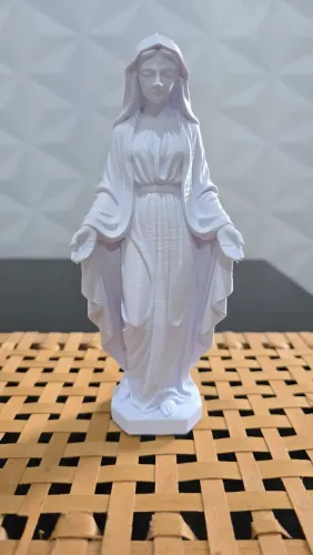 Imagem de Virgem Maria, mãe de Jesus em PLA com 18cm de altura