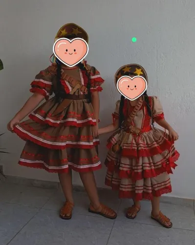 Vestido Junino Maria Bonita