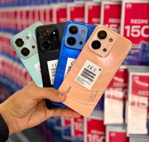 Redmi 15C 128+04 Preto Verde Azul Laranja Lacrado Entregamos Grátis 