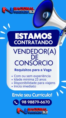 VAGA PARA VENDEDOR