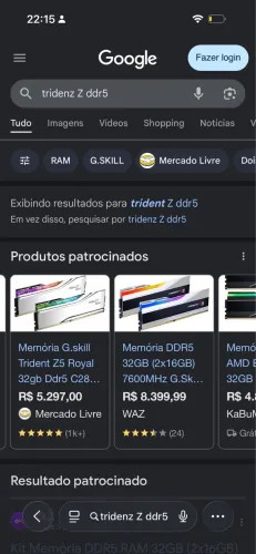 Memória ram DDR5