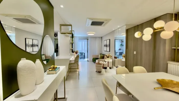 Apartamento AMPLO -3 Quartos com 3 Suítes e 134m² - Campinas