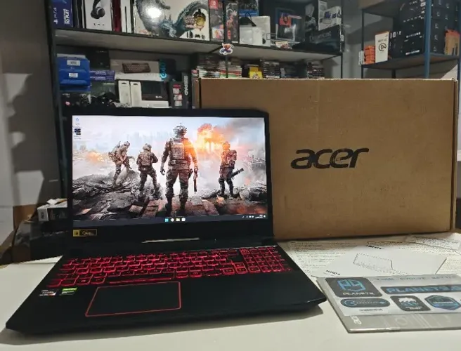 Note gamer Acer nitro Ryzen 7 4800H, 16GB ram, GTX 1650 4GB, 144hz, parcelo no cartao