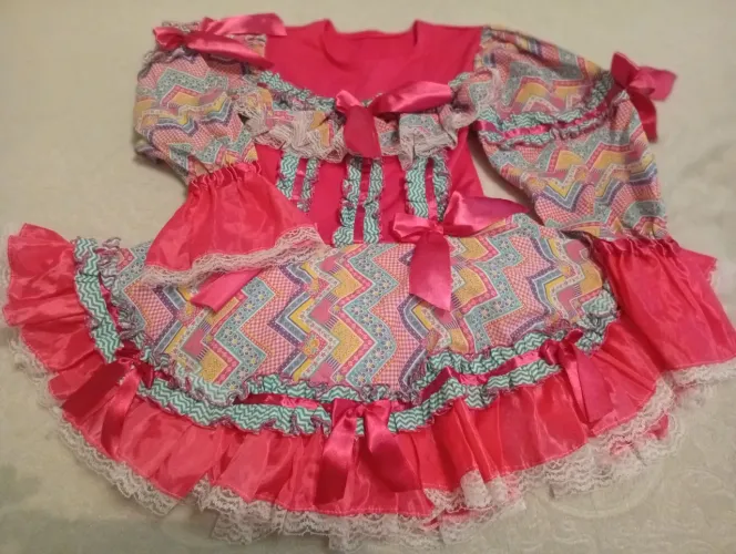 Vestido festa junina infantil 