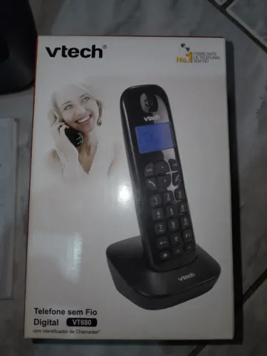 Telefone sem fio Vtech VT 680 preto