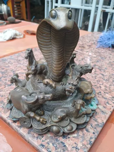 Escultura em cobre 