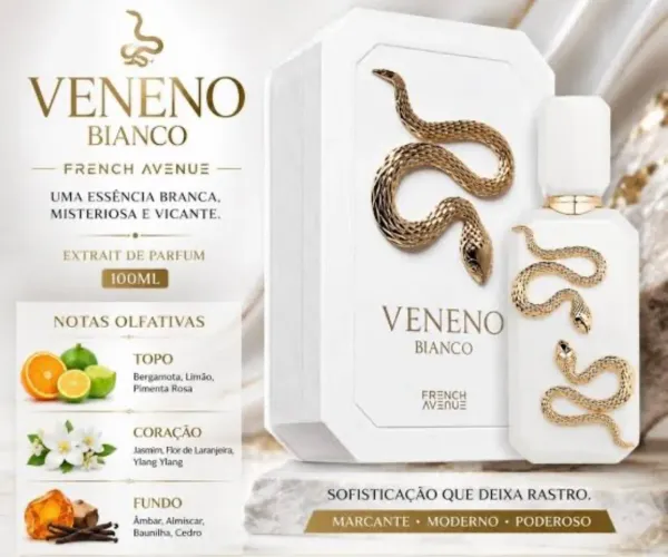 Perfume árabe 100 ml veneno Bianco