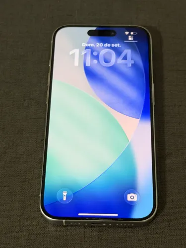 iPhone 15 Pro 256 GB Prata Muito Novo Única Dona