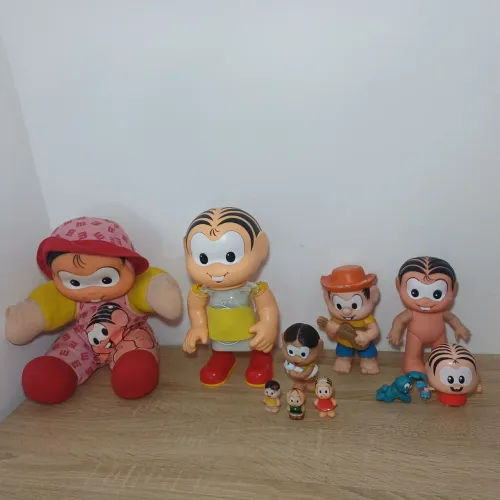 Bonecos Turma da Mônica Grow Multibrink Abekas Habib's Samba Toys Polo Art