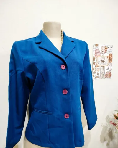 Blazer Azul - Curto