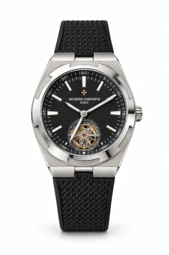 Relógio Masculino Vacheron Constantin Overseas Open Heart Preto 41 mm Automático - Linha C