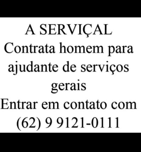 Ajudante de serviços gerais