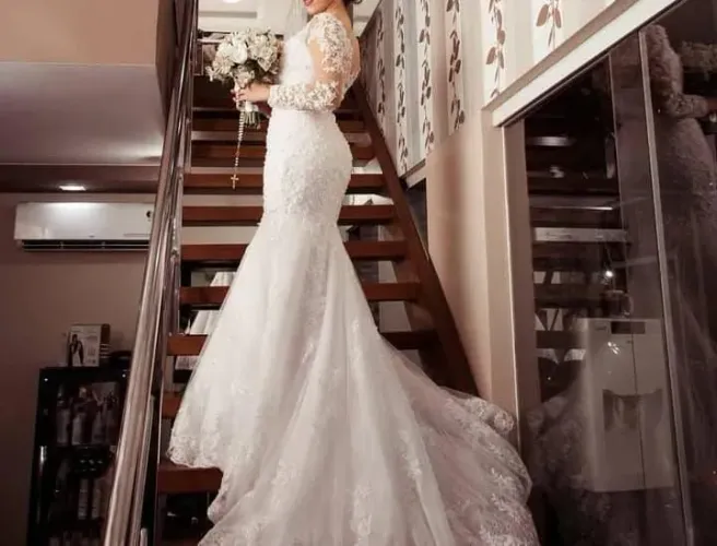 Lindo vestido de noiva
