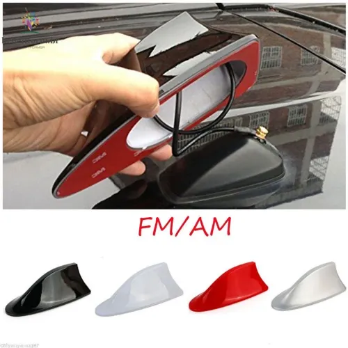 Antena Tubarão AM/FM Universal para Carro / Antena de Sinal de Rádio