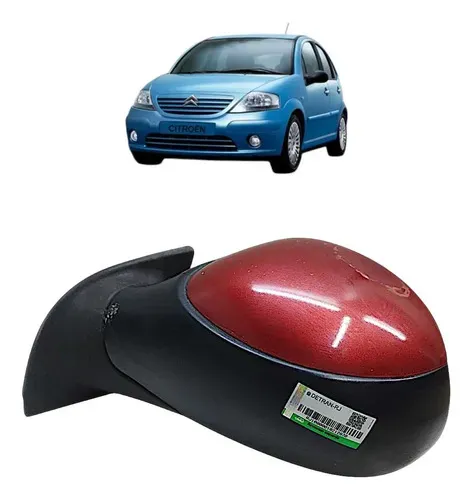 Retrovisor Citroen C3 Eletrico 2003 A 2011 Esquerdo