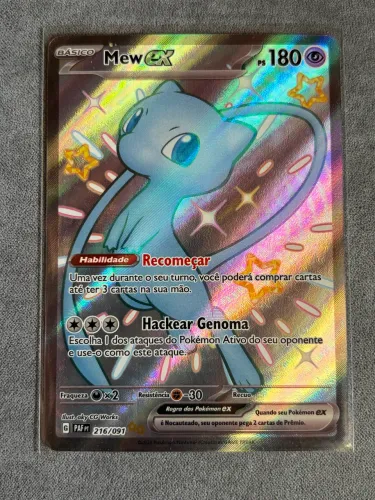 Carta Pokémon - Mew shiny EX - 216/091