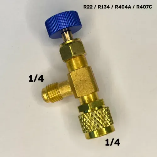 Válvula Acionadora Schrader 1/4 e 5/16 (novas com pequenas marcas)