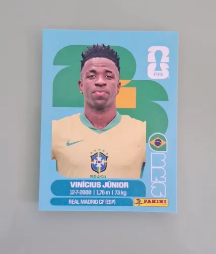 Figurinha da copa 2026 VINICIUS JUNIOR 