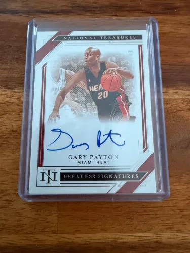 2020-21 Panini National Treasures Peerless Signatures Gary Payton 26/49