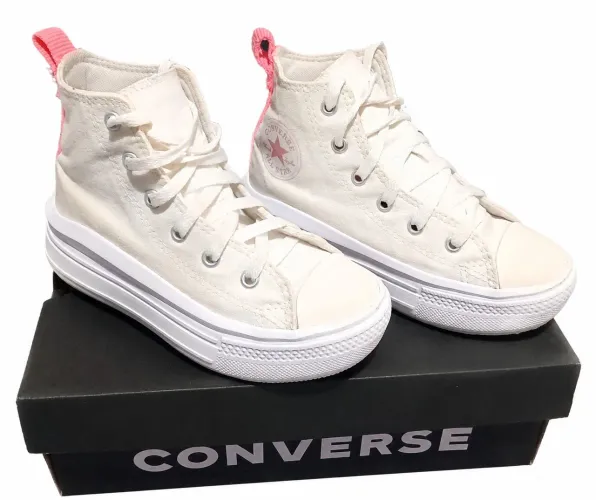 Vendo Tênis Converse Chuck Taylor All Star Move Cano Alto Branco N° 32 