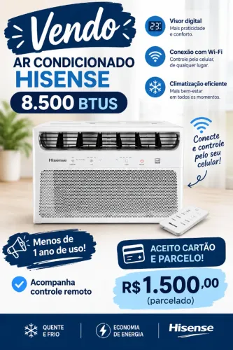 Ar condicionado 8500btus